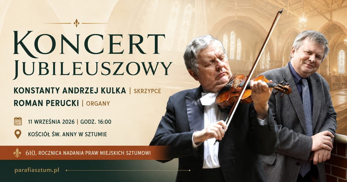 Koncert jubileuszowy - Konstanty Andrzej Kulka i Roman Perucki